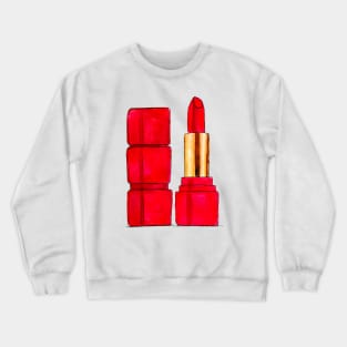 Red Lipstick Crewneck Sweatshirt